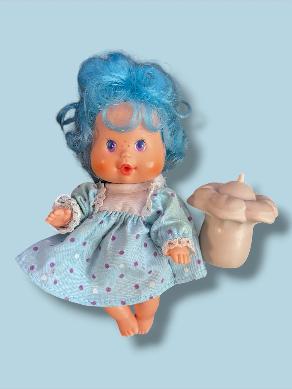 Strawberry Shortcake Baby Blueberry Muffin Doll with Bottle